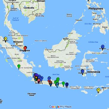 Lokasi dan Peta (Google Map) Program Kuliah Karyawan Pts Ptn